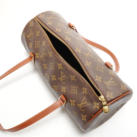 LOUIS VUITTON 2001 Monogram Papillon 30 Shoulder Bag Brown WS26442