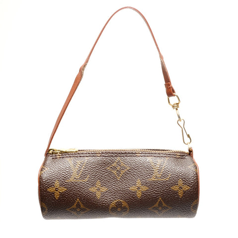 LOUIS VUITTON 2001 Monogram Papillon 30 Shoulder Bag Brown WS26442