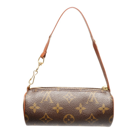 LOUIS VUITTON 2001 Monogram Papillon 30 Shoulder Bag Brown WS26442