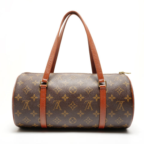 LOUIS VUITTON 2001 Monogram Papillon 30 Shoulder Bag Brown WS26442