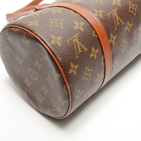 LOUIS VUITTON 2001 Monogram Papillon 30 Shoulder Bag Brown WS26442