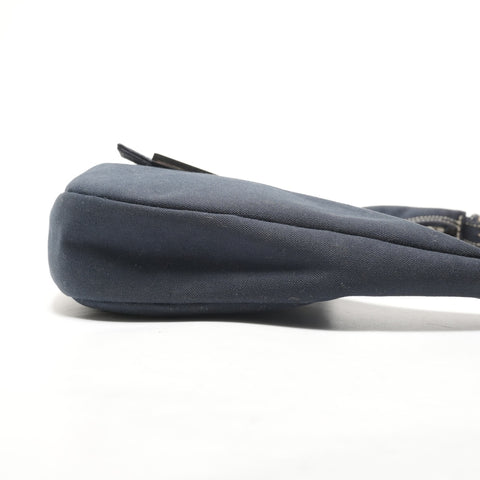 FENDI Denim Mamma Hobo Half Moon One Belt Shoulder Bag Navy WS26446