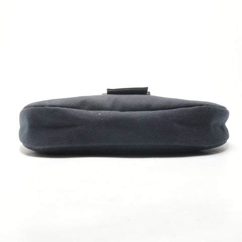 FENDI Denim Mamma Hobo Half Moon One Belt Shoulder Bag Navy WS26446
