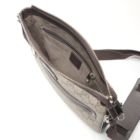 GUCCI GG Supreme PVC Shoulder Bag beige WS26447