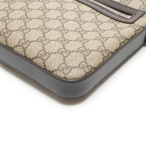 GUCCI GG Supreme PVC Shoulder Bag beige WS26447