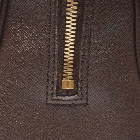 LOUIS VUITTON 2005 Damier Brera N51150 Handbag Brown WS26448