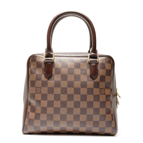 LOUIS VUITTON 2005 Damier Brera N51150 Handbag Brown WS26448