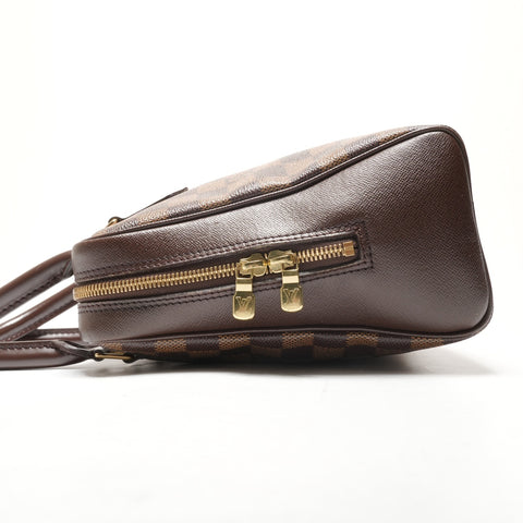 LOUIS VUITTON 2005 Damier Brera N51150 Handbag Brown WS26448
