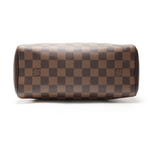 LOUIS VUITTON 2005 Damier Brera N51150 Handbag Brown WS26448