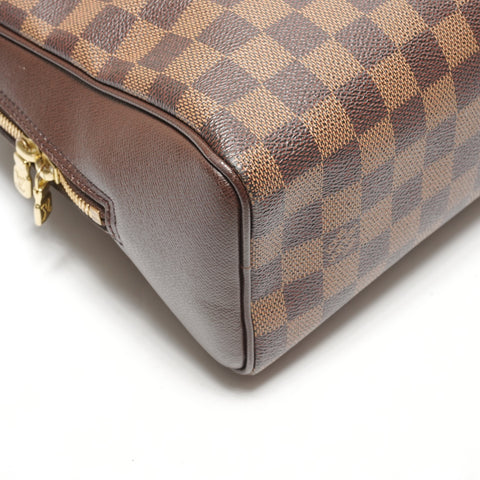LOUIS VUITTON 2005 Damier Brera N51150 Handbag Brown WS26448