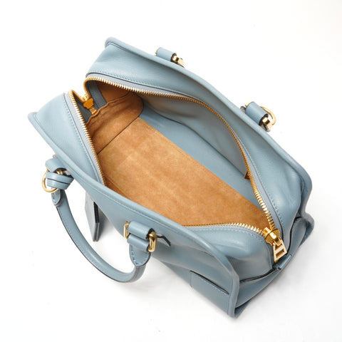 LOEWE Light blue leather Amazona 28 2-way bag Handbag blue WS26449