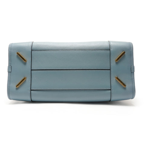 LOEWE Light blue leather Amazona 28 2-way bag Handbag blue WS26449