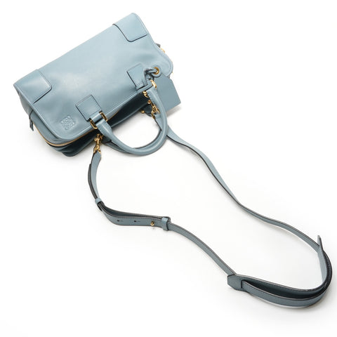 LOEWE Light blue leather Amazona 28 2-way bag Handbag blue WS26449