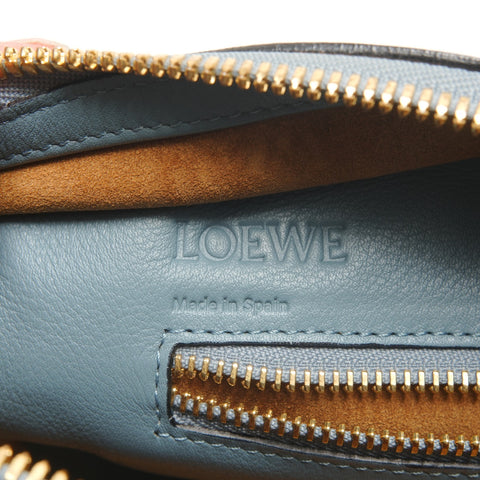 LOEWE Light blue leather Amazona 28 2-way bag Handbag blue WS26449