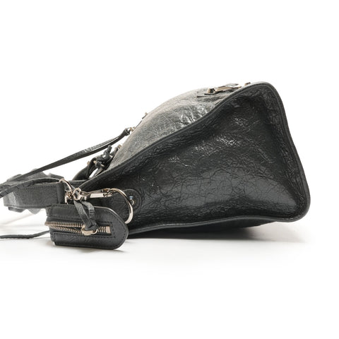 BALENCIAGA 2way Classic City Leather Handbag gray WS26450