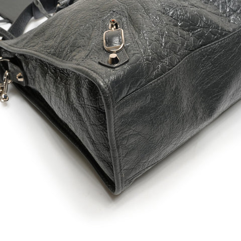 BALENCIAGA 2way Classic City Leather Handbag gray WS26450