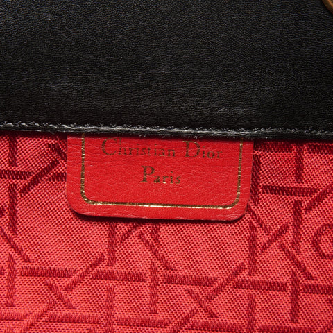 Christian Dior Leather 2-way backpack Shoulder Bag black WS26454