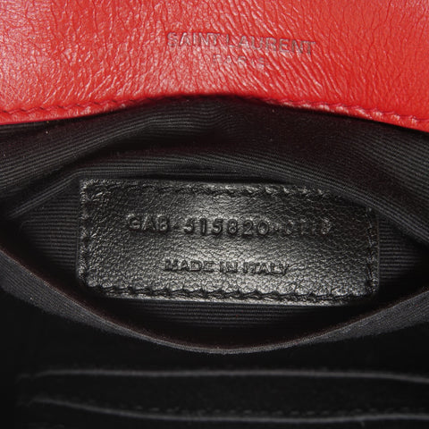 YVES SAINT LAURENT Leather Jamie Mini Shoulder Bag Red WS26455