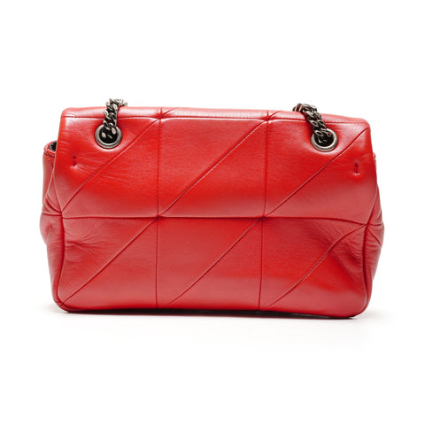 YVES SAINT LAURENT Leather Jamie Mini Shoulder Bag Red WS26455