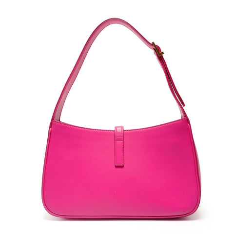 YVES SAINT LAURENT LE 5 A 7 Leather Hobo Le San Cassette Shoulder Bag pink WS26456