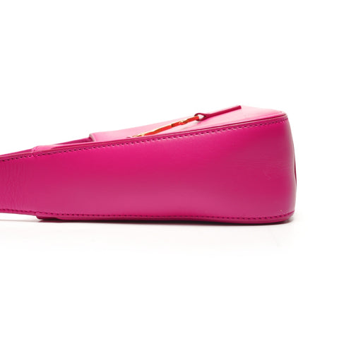 YVES SAINT LAURENT LE 5 A 7 Leather Hobo Le San Cassette Shoulder Bag pink WS26456