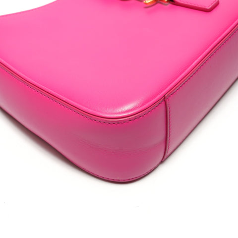 YVES SAINT LAURENT LE 5 A 7 Leather Hobo Le San Cassette Shoulder Bag pink WS26456