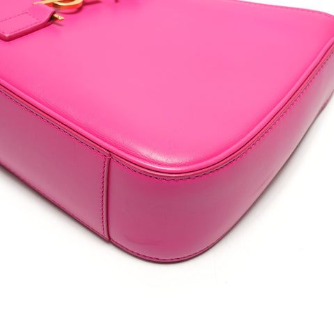 YVES SAINT LAURENT LE 5 A 7 Leather Hobo Le San Cassette Shoulder Bag pink WS26456