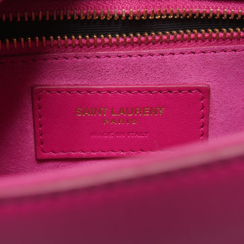 YVES SAINT LAURENT LE 5 A 7 Leather Hobo Le San Cassette Shoulder Bag pink WS26456