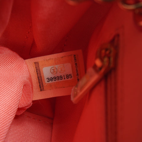 CHANEL 30 Series Lambskin Camera Bag with Beads, COCO Mark 2020-2021 Shoulder Bag pink WS26457