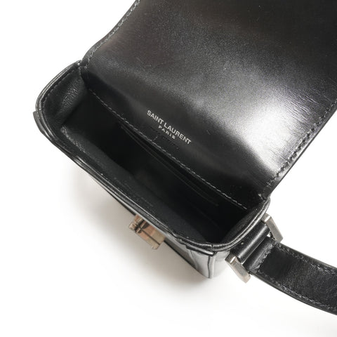 YVES SAINT LAURENT Solferino Mini Leather Shoulder Bag black WS26461