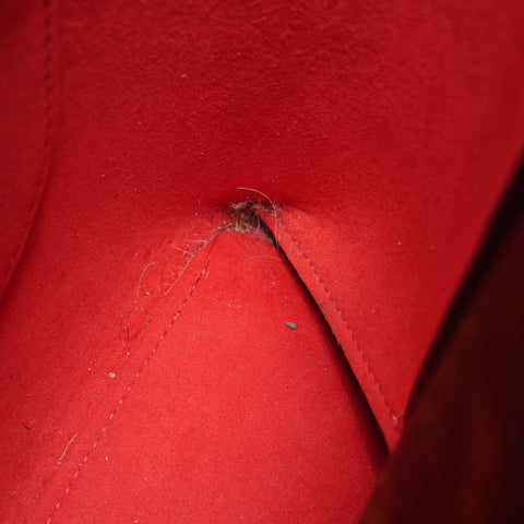 LOUIS VUITTON Monogram 2-way Flower Tote Bag Coquelicot M43553 Made in 2019 Handbag Brown WS26463