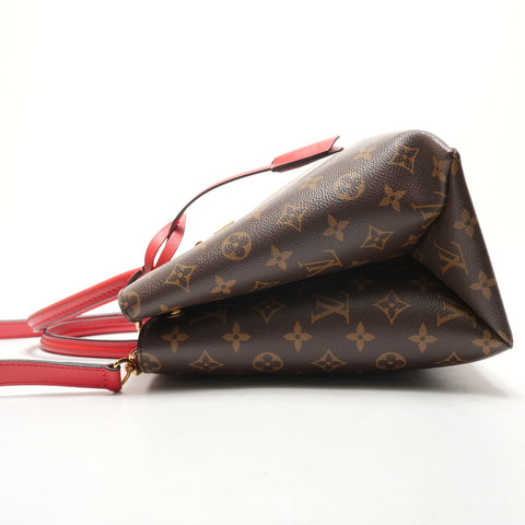 LOUIS VUITTON Monogram 2-way Flower Tote Bag Coquelicot M43553 Made in 2019 Handbag Brown WS26463
