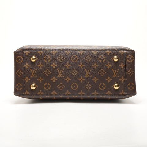 LOUIS VUITTON Monogram 2-way Flower Tote Bag Coquelicot M43553 Made in 2019 Handbag Brown WS26463