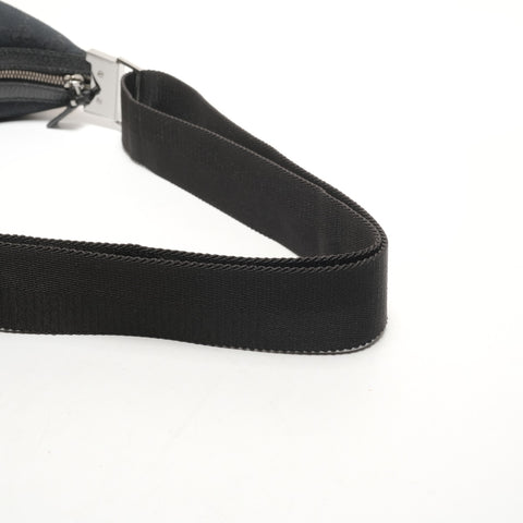 GUCCI GG Canvas Half Moon Shoulder Bag black WS26464