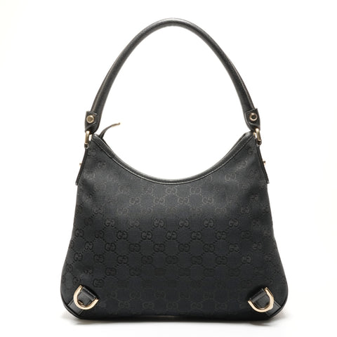 GUCCI Abby GG Canvas Hobo Shoulder Bag black WS26465