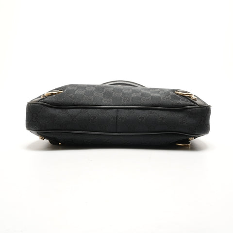 GUCCI Abby GG Canvas Hobo Shoulder Bag black WS26465