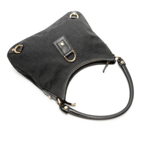 GUCCI Abby GG Canvas Hobo Shoulder Bag black WS26465