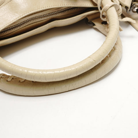 BALENCIAGA 2way The First City Shoulder Bag beige WS26466