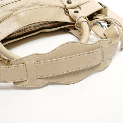 BALENCIAGA 2way The First City Shoulder Bag beige WS26466