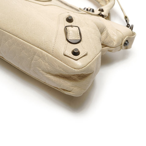 BALENCIAGA 2way The First City Shoulder Bag beige WS26466