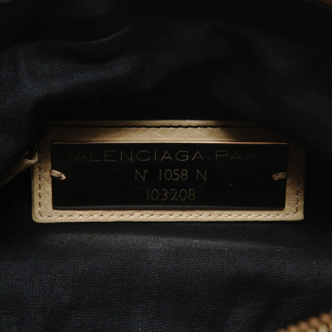 BALENCIAGA 2way The First City Shoulder Bag beige WS26466
