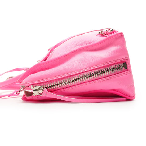BALENCIAGA The Paper Mini 2-Way Tote Shoulder Bag pink WS26467