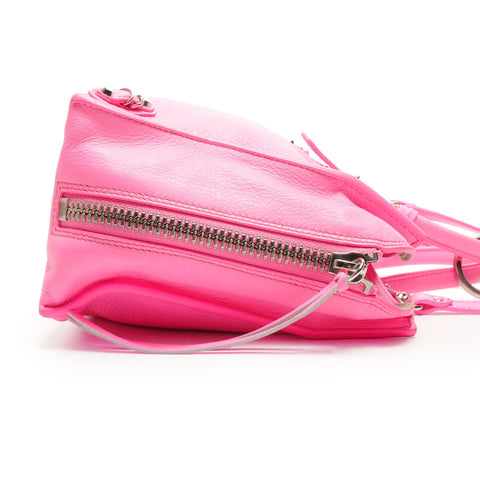 BALENCIAGA The Paper Mini 2-Way Tote Shoulder Bag pink WS26467