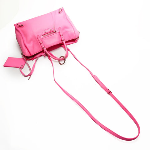 BALENCIAGA The Paper Mini 2-Way Tote Shoulder Bag pink WS26467