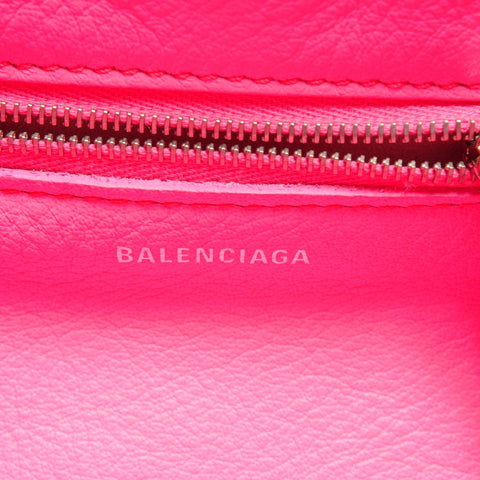 BALENCIAGA The Paper Mini 2-Way Tote Shoulder Bag pink WS26467
