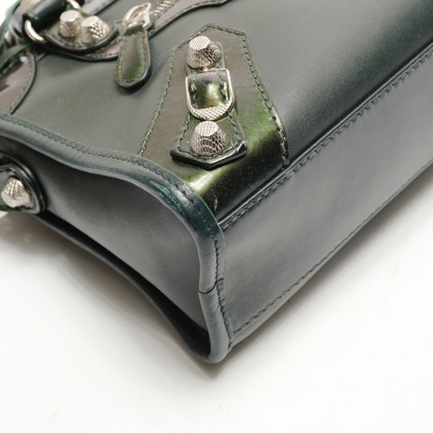 BALENCIAGA 2way Giant City Small Shoulder Bag green WS26468