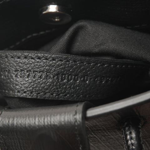BALENCIAGA Shopping Phone Holder Mini 593826 Shoulder Bag black WS26473