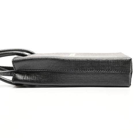 BALENCIAGA Shopping Phone Holder Mini 593826 Shoulder Bag black WS26473
