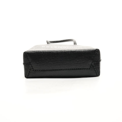 BALENCIAGA Shopping Phone Holder Mini 593826 Shoulder Bag black WS26473