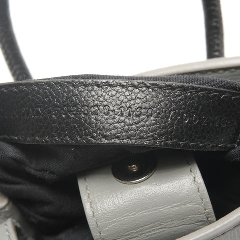 BALENCIAGA Shopping Phone Holder Mini 593826 Umhängetasche grau WS26474
